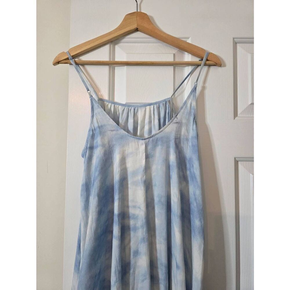 Free People full on maxi slip cami dress with peplum hem in tie dye XS - Picture 6 of 10